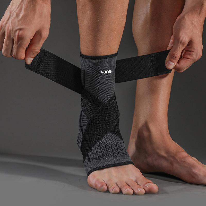 Supporto Protettivo per Caviglia da Calcio Cavigliera da Basket Cinghia di Compressione in Nylon Cintura Protettore per Caviglia