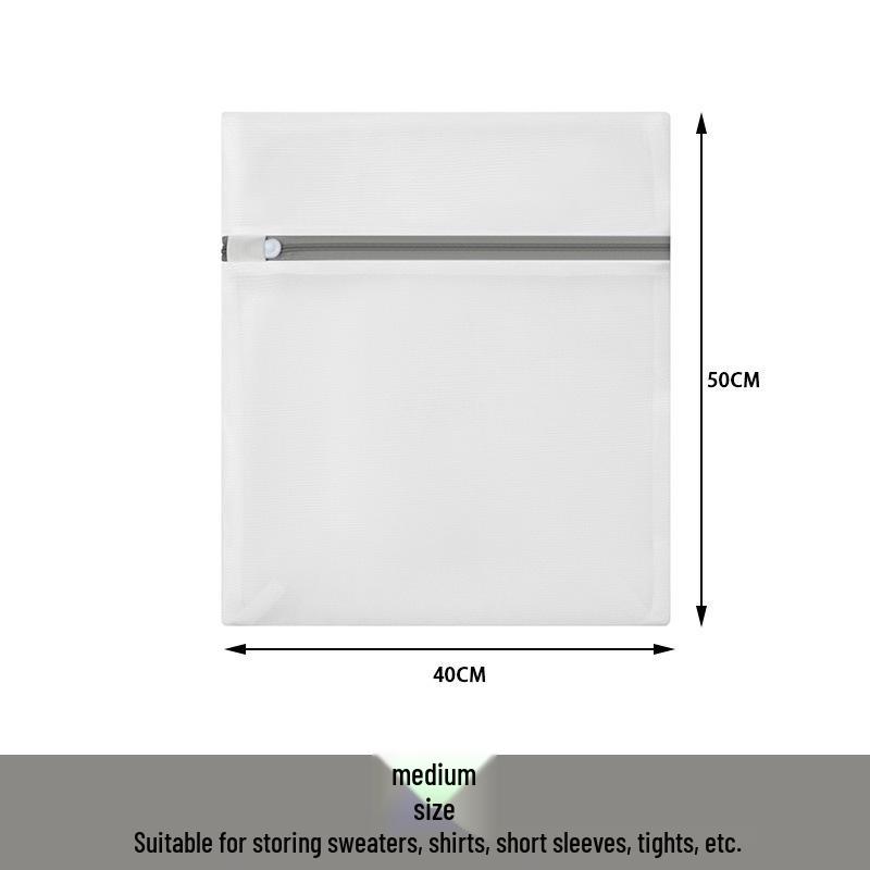 Spot Gray Coarse & Fine Mesh Laundry Bag - Anti-Deformation, Machine Washable Care Bag