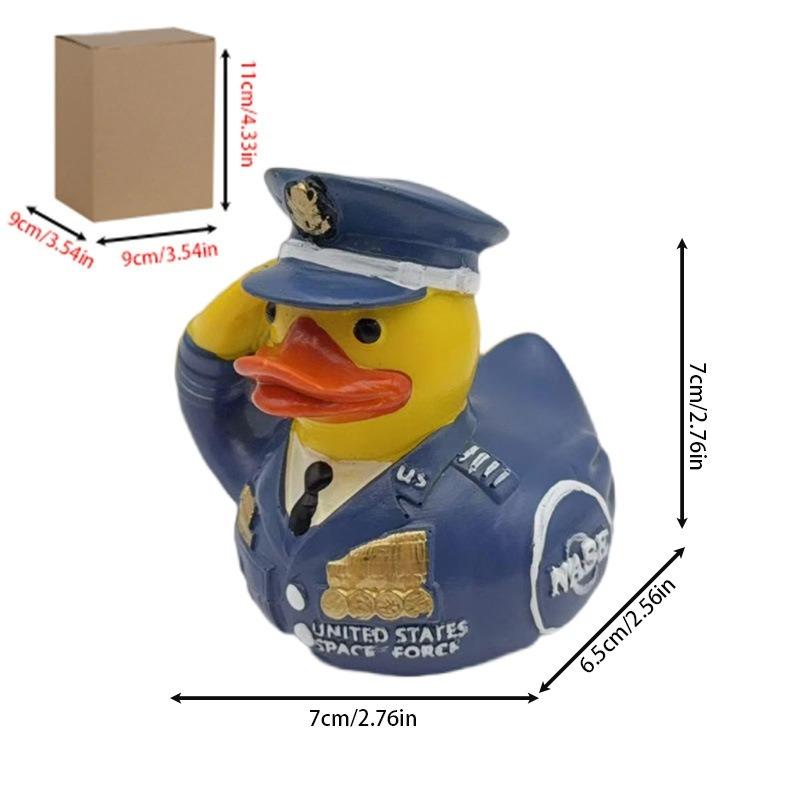 

Cruise Duck Decorative Piece - Maritime Duck Captain Artwork police duck model c