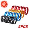 5pcs 10mm Bicycle Headset Stem Aluminum Alloy Washer MTB Road Bike Front Fork Spacer Ring Gasket for 28.6mm 1-1/8 Steerer Tube