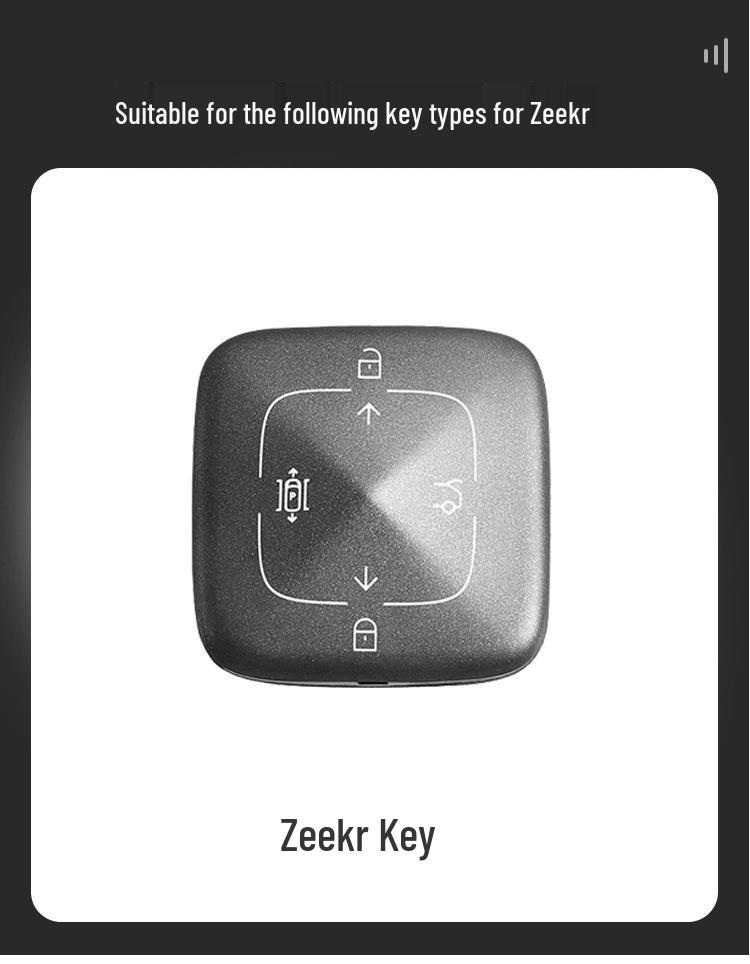 Zeekr 001 Bluetooth Key Case & Zeekr 009 Car Shell Buckle Bag for Men and Women (2023 ME Version)