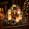Red Seasonal Lighting USB Modern Ornament with Centerpiece Atmospheric Christmas Lighted Warm Glow Home Embellishments