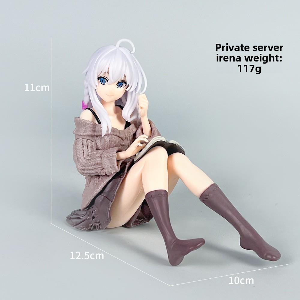Reading Elaina Posture Anime Character Desktop Decoration For Room Decoration