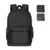 [pack All] Lightweight Backpack Folding Backpack Water Repellent Hiking Daypack 18L Compact Outdoor Travel Convenient Goods (Black)