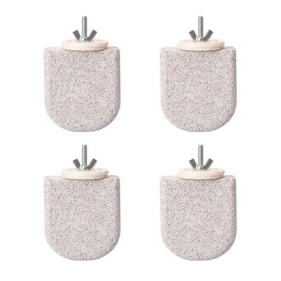 

4 шт. Камень для шлифовки клюва птиц, попугай, кальциевая жердочка, жевательная игрушка, птичьи лапки, когти, платформа для триммера для мелких и средних птиц, попугайчиков, неразлучников, корелл 4pcs A