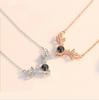 One Deer Has Your Necklace, Little Deer Horn Projection Pendant, Female Clavicle Chain