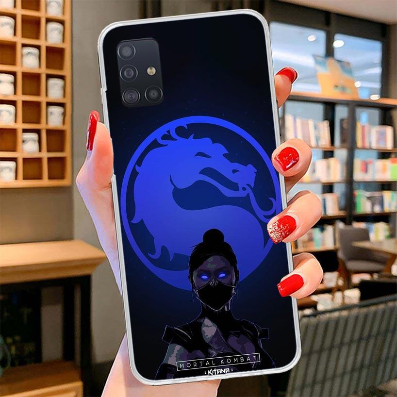 Scorpion Zero Sub Mortal Kombat Cover Phone Case For Samsung Galaxy A12 A22 A32 A52 A72 A02S Phone Case Note 20 Ultra 10 S10 Plu