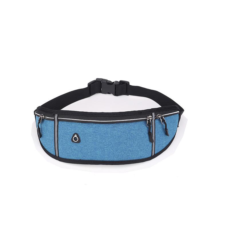 Waterproof Running Waist Belt Adjustable Unisex Elastic Slim Phone Holder for Outdoor Sports Travel and Hiking