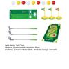 Kinder Golfschlägerset mit einziehbaren Schlägern Launcher 9 Bälle Indoor Outdoor Sport