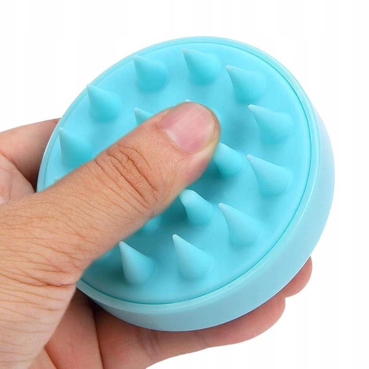 Scalp massage brush - massager for rubbing, peeling and washing hair