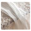 Hollowed Out Embroidered  Table Cover Semi-Sheer Table Doilies Rectangular Lace Tablecloth  Indoor