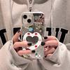 Handyhüllen für iPhone 11 13 XR 15 Pro Max 12 14 Pro Max Hülle iPhone 16 XS Max Spiegel Schutzhülle Mirror Exquisite Cartoon Wasserdicht