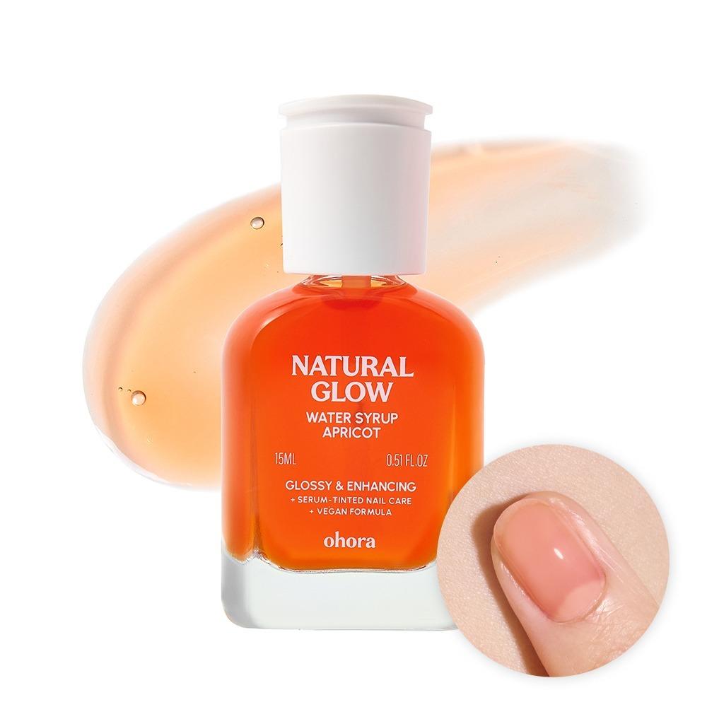 OHORA Întăritor de unghii tip sirop 15ml (10 culori) - Întăritor Profesional pentru Unghii cu Nuanță de Sirop Translucid