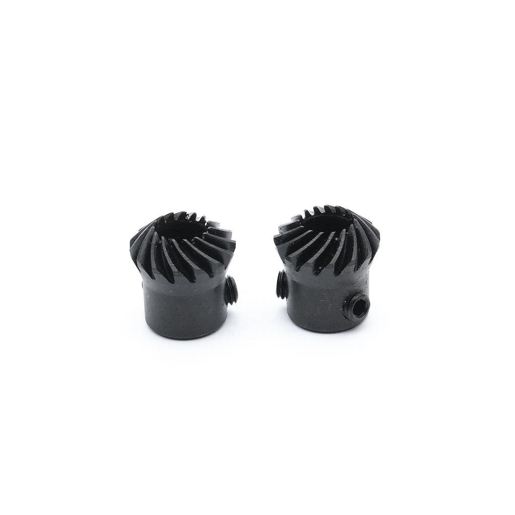 1:1 Precision Helical Bevel Gear 1M 15/20/25 Teeth 5/6/7/8MM Spiral Steel Gear 1M 20T 1M 25T