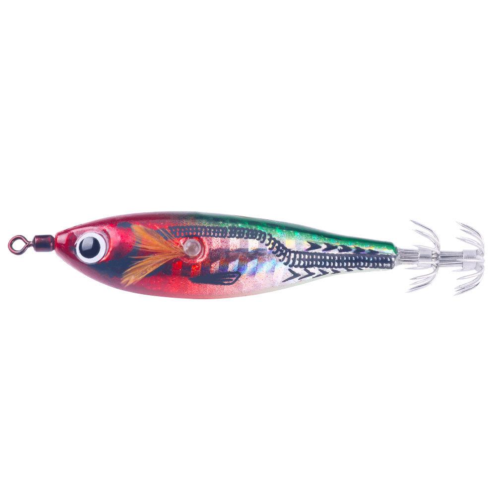 Sea Fishing Bionic Luminous Shrimp Fake Bait5.5g-7.8gWooden Shrimp Octopus Bait Bass Crappie Special Lure Bait 7.8CM-5.5G