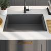 Handmade Built In Sink Black Stainless Steel