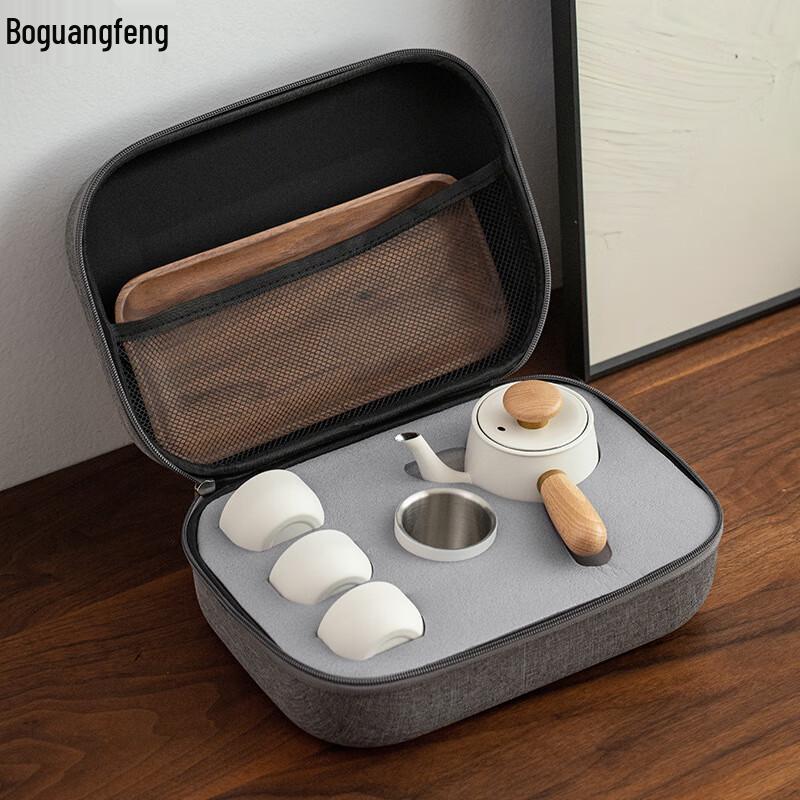 Portable Stainless Steel 6-Piece Travel Tea Set