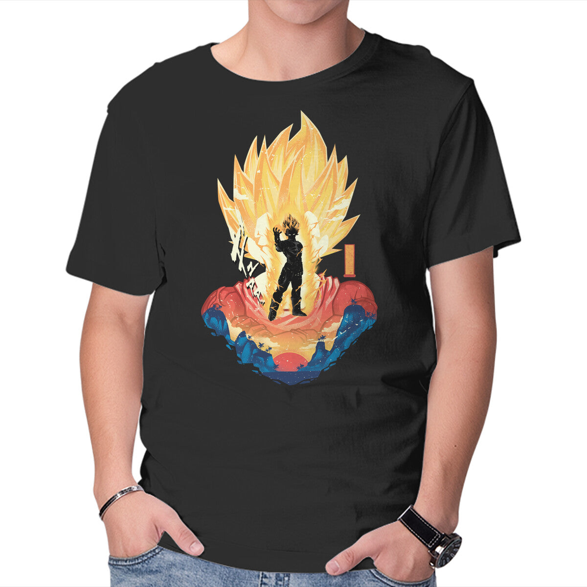 Unisex Crew Neck T-Shirt Prince Hero Graphic Short Sleeve Casual Tee XL