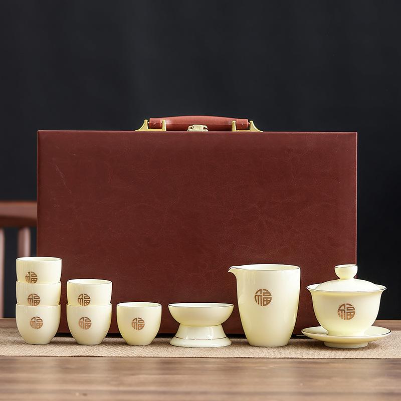 Huangshi Suzai Jade Porcelain Kung Fu Tea Set Business Company