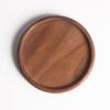 Set of 4 Wooden Drink Coaster Cup Coaster Round Wood Mats Pad Kitchen Placemats