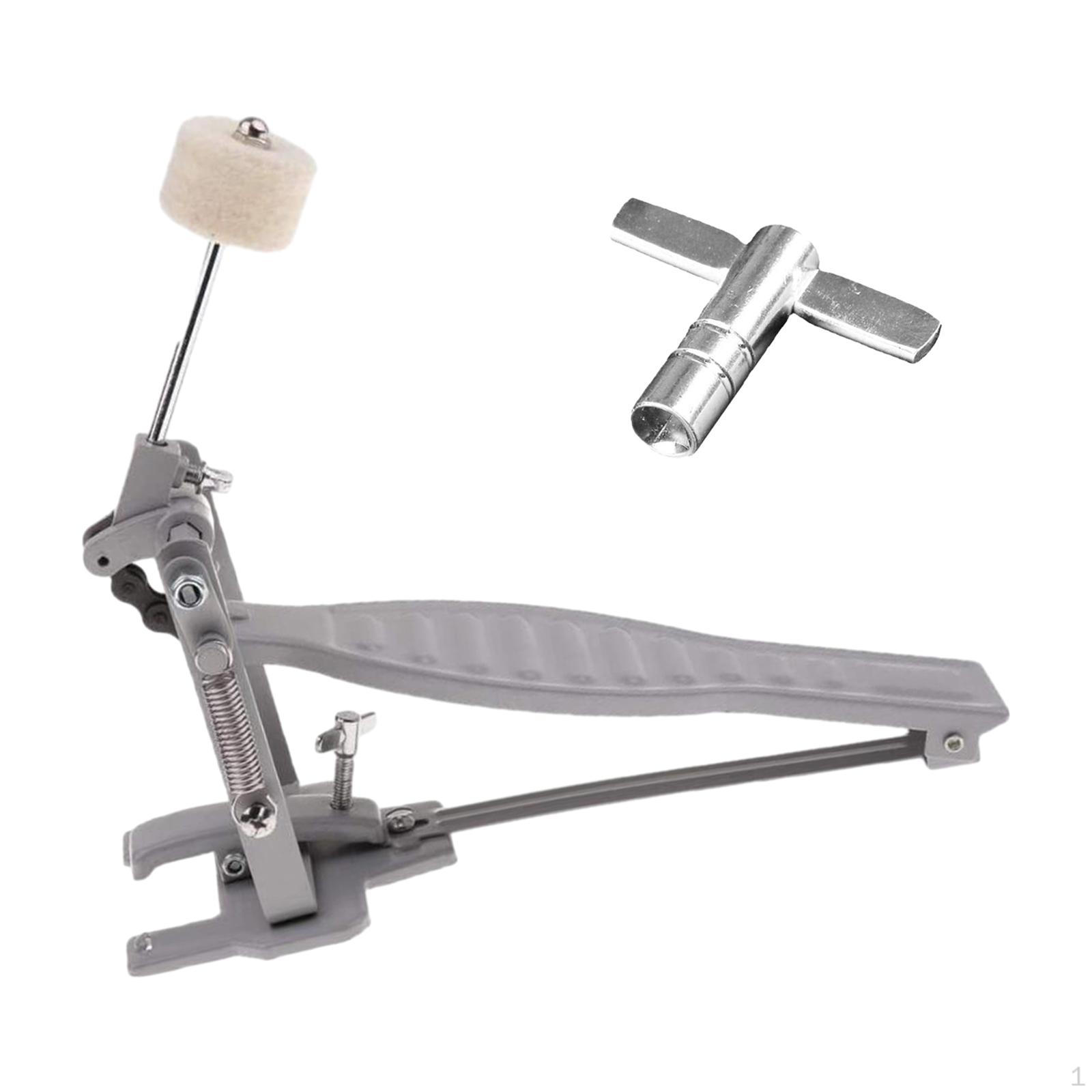 Bass Drum Pedal Professional Chain Drive Practice for Acoustic Kits