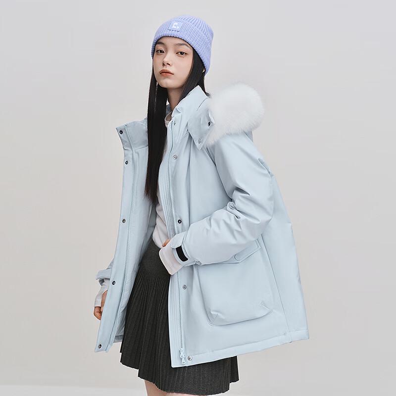 

Женская трехслойная парка Ledin с пуховиком для улицы M