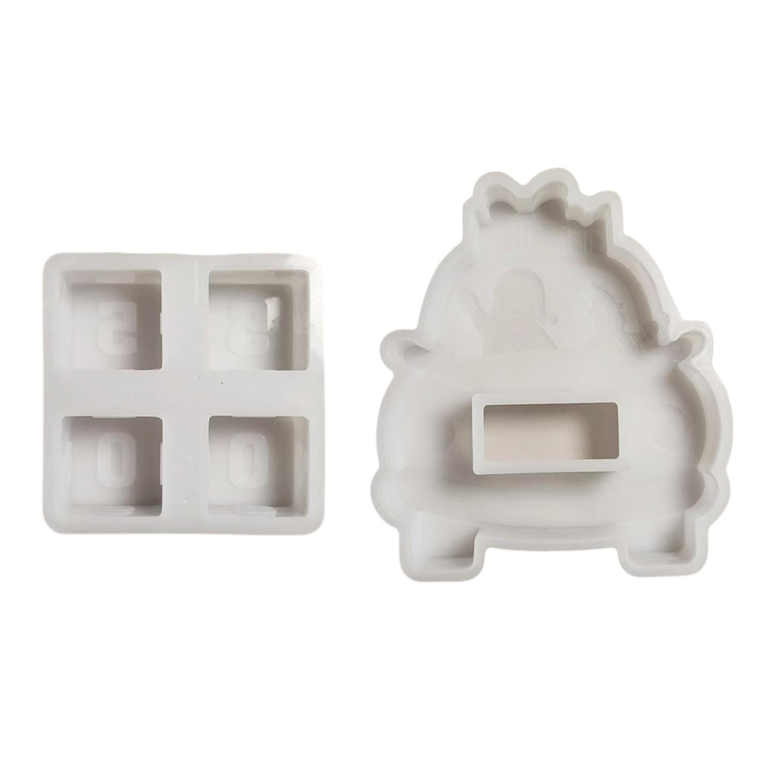 

Многоцелевой прочный силиконовый набор форм для подсвечников с обратным отсчетом, портативный, для смолы, гипса, материалы для рукоделия, разные размеры