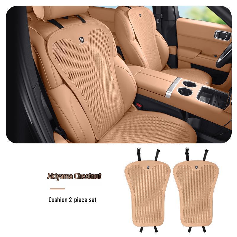 Foton Car Seat Cushion Set: Thin Perforated Three-Piece Interior Cover
