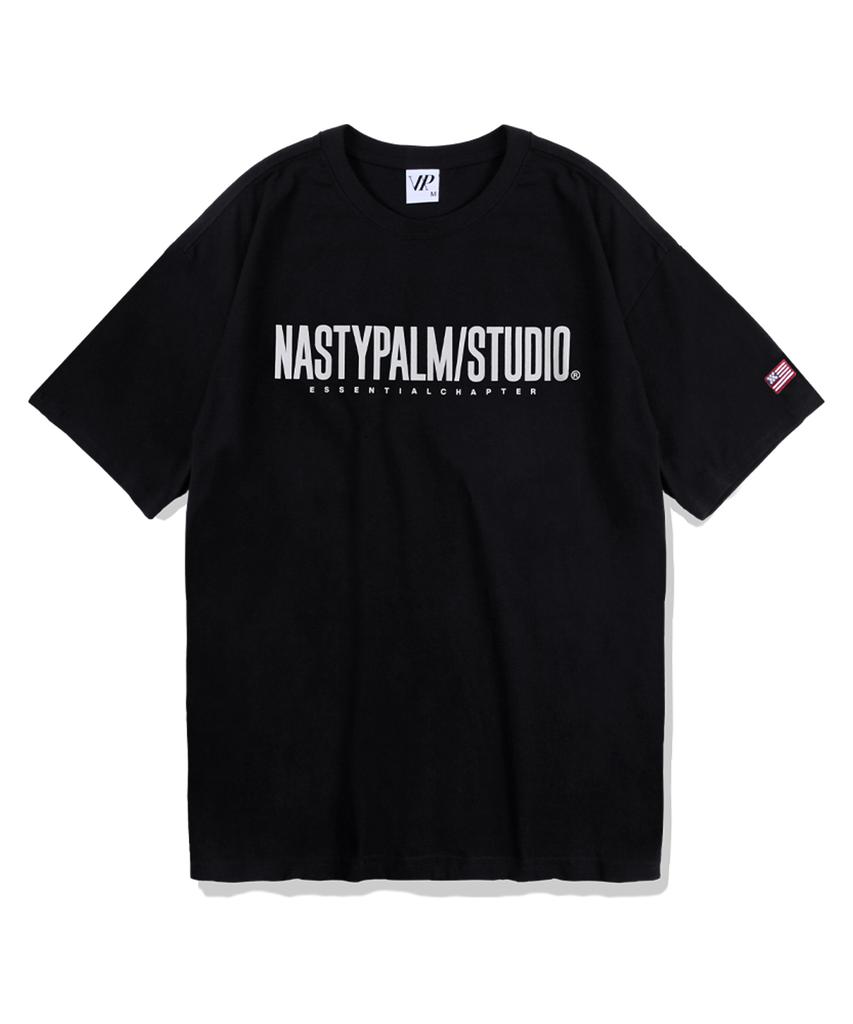 NP STUDIO Basic Studio Logo T-Shirt Black