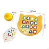 Color Shape Matching Board Cultivate Logical Thinking Skills Puzzle Toys Gifts for Toddlers 3+ Years