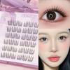 Glue Free Manga Lashes With Jelly Glue Strips 3D False Eyelashes Cat Elf Eyelashes  Party Supplies