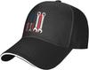 MechanicUSAFlagBaseballCap Mens Vintage Snapback Hats Trucker Hats Dad Hat Black