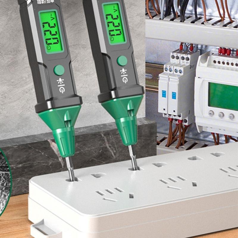 Multifunctional Circuit Detector for Voltage Broken Wire and Leakage Detection Safe Practical Design Electrician Use