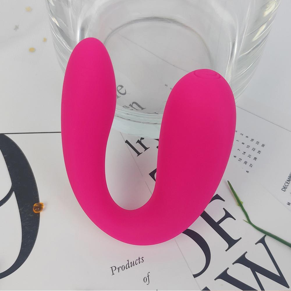 G-Punkt-Klitoris-Stimulator, Paar-Vibrator, Vagina, U-förmiger Dildo, Vibrator, Massage, Sexspielzeug