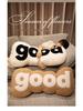 Creative Personality Plush Toy Throw Pillow - Removable & Washable Long Backrest for Girls' Beds