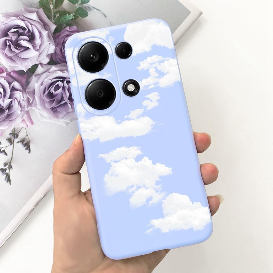 For Xiaomi Redmi Note 13 Pro 4G 2024 Case Cute Love Heart Cactus Soft Matte TPU Cover For Xiaomi Poco M6 Pro 4G Note13 Pro Coque