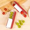 Neuer Traubenschneider für Kinder und Kleinkinder, kleiner Obstschneider für Tomaten, Erdbeeren, Schneider, sicher, einfach zu bedienen, Gemüse- und Salatschneider