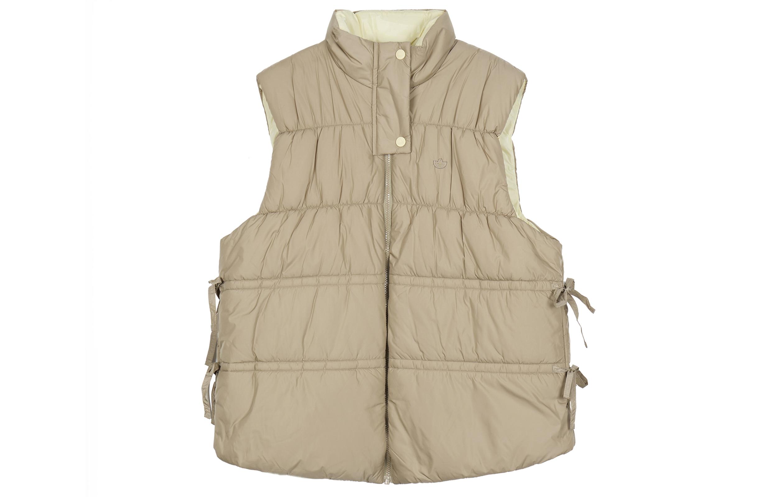 Adidas Vests Women s Brown Stand Collar Moderate Other HC0312 34