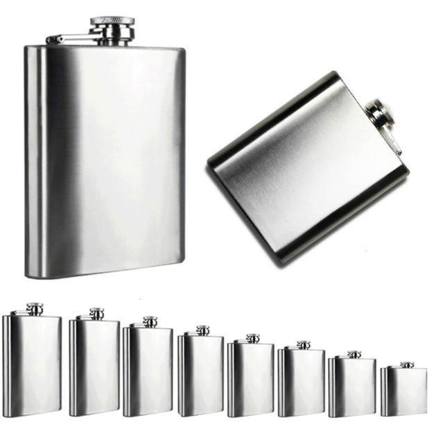 Premium Stainless Steel Hip Flask Lightweight Retro Design For Outdoor Use