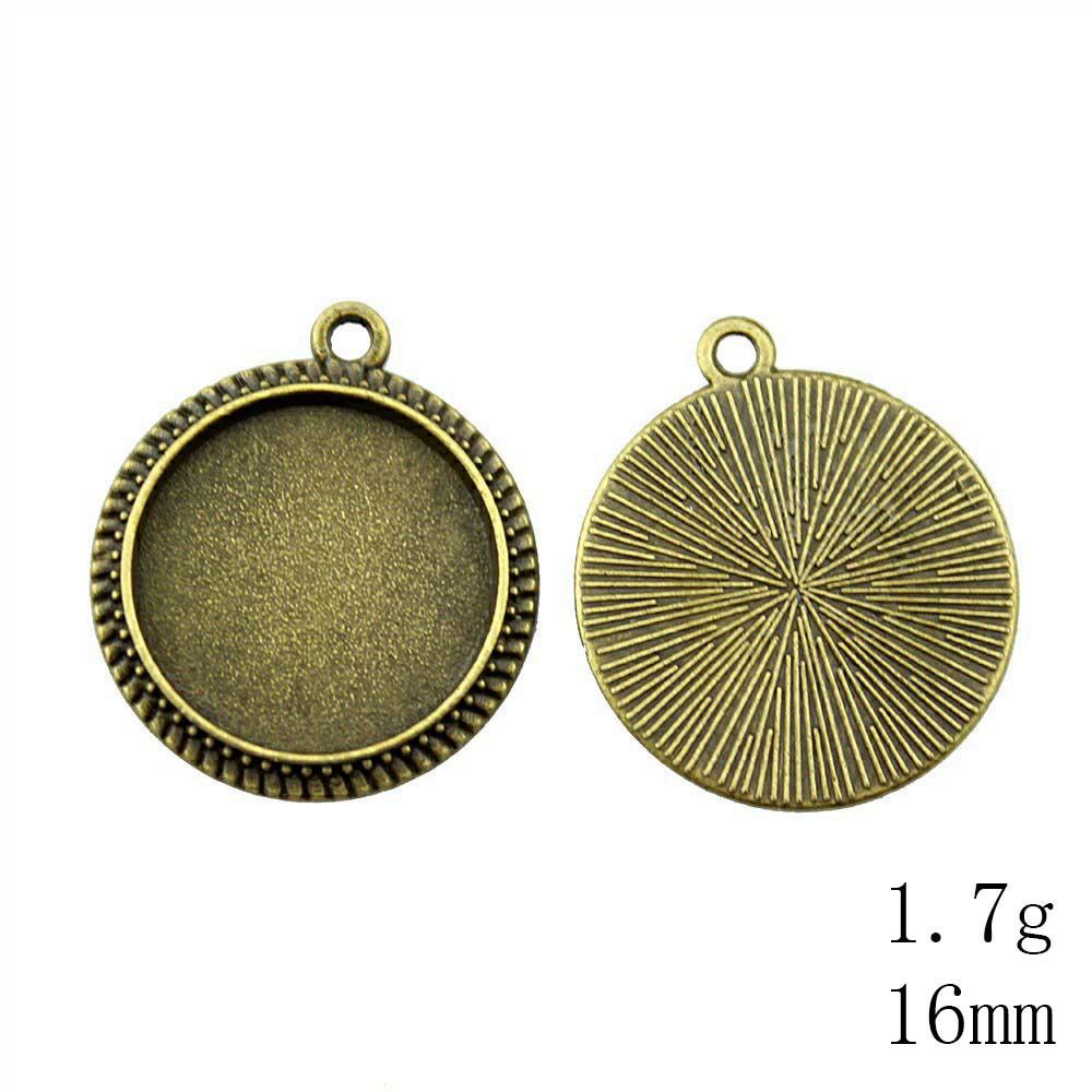 Back To School Jewelry And Accessories Fit Round 16mm Glass Cabochon Base Setting Tray Accessories Parts Items Accessories Accessories