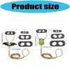 EscapeProof Adjustable Lizards Leash for Safe Outdoor Walking Comfortable Harness with Wing/Backpack Design for Reptiles