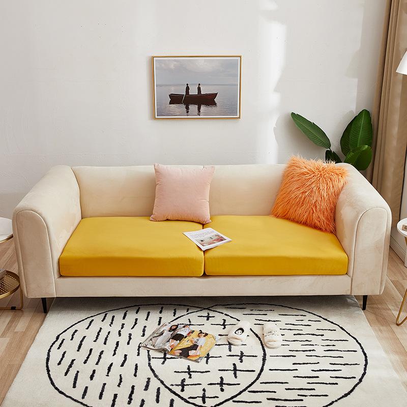Silk Summer Sofa Cushion Cover Seat Back Pad Cover 2025 Home Living Room Couch Cover Soft Protector