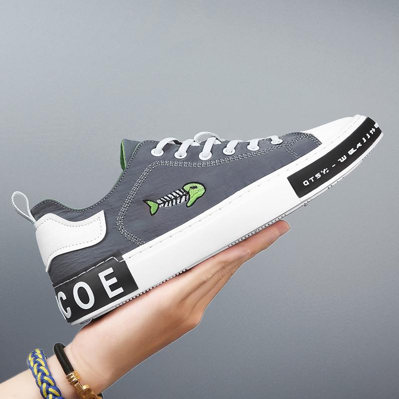 Buy White Fashion Sneakers Male Casual Running Flats Cheap Sneakers at