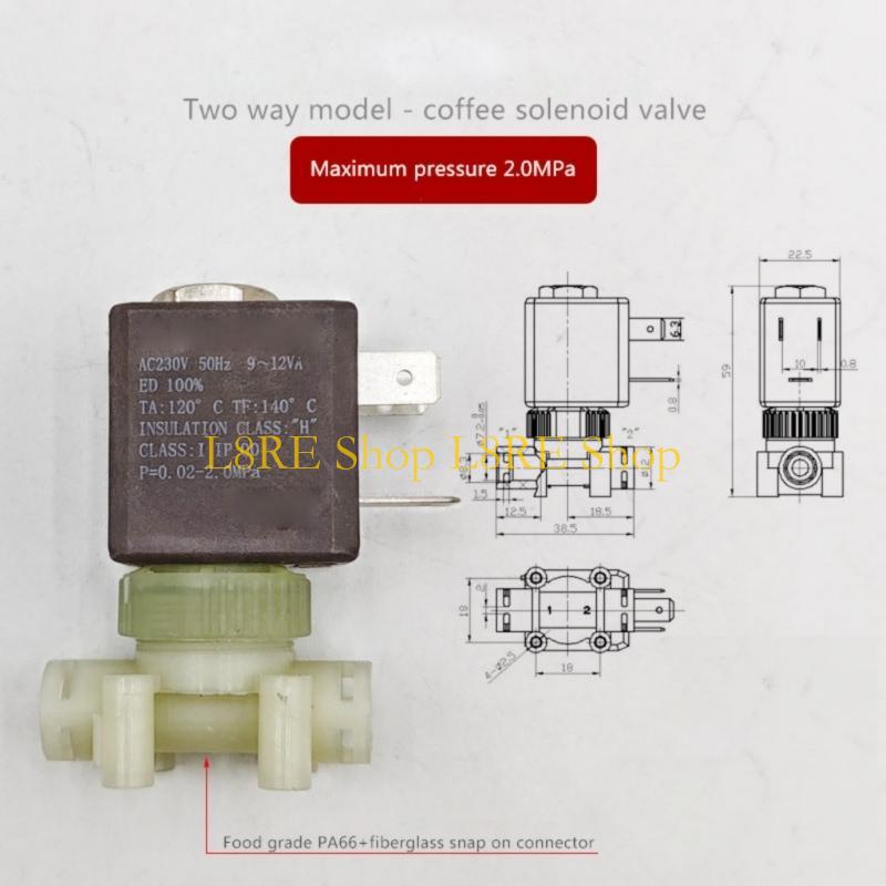 Supape de Control Electromagnetice L8RE Potrivite pentru Mașini de Cafea Managementul Aburului