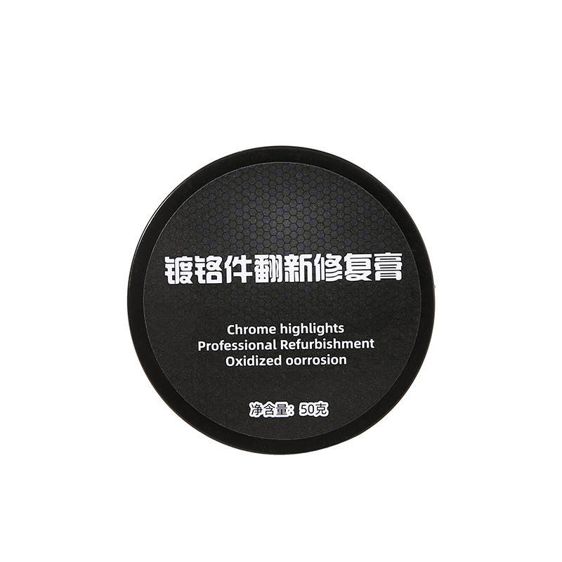 Pasta Pulidora y Restauradora de Cromo para Coche - Pulidor de Metales para Manijas de Puerta, Molduras de Ventana - Elimina Óxido, Manchas de Agua y Oxidación