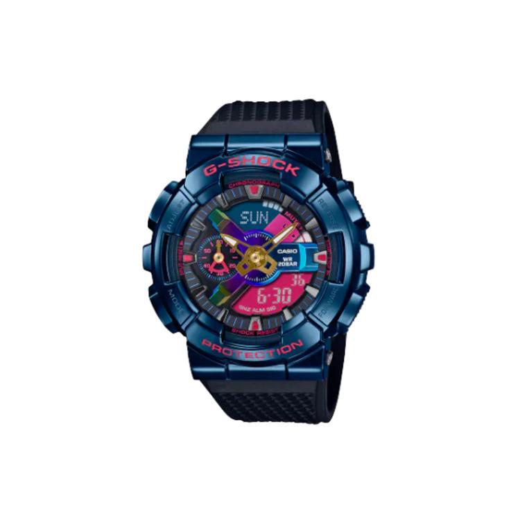 CASIO Women s Full Metal Series Blue Watch GM-110SN-2ADR GM-110SN-2ADR Multicolor Dial