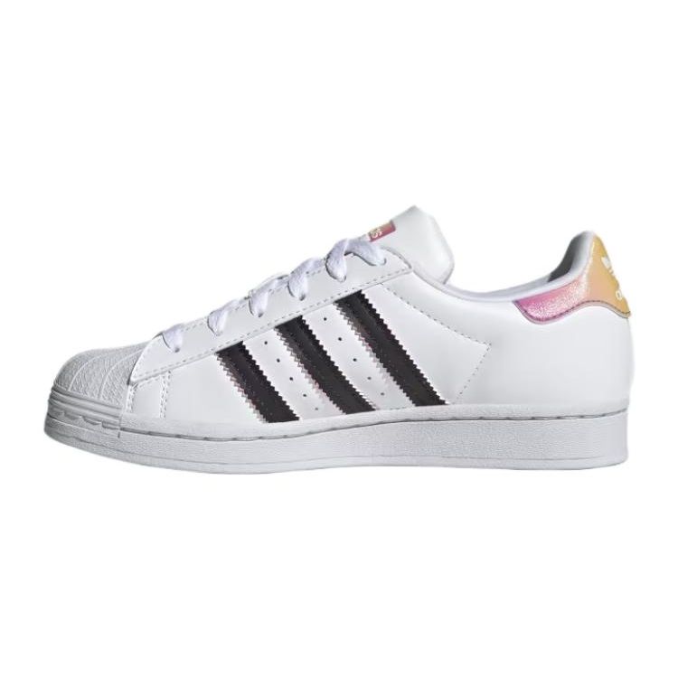 

Adidas Детские кроссовки Superstar J Colorful Surprise White Cloud-White Beam-Pink HR0317