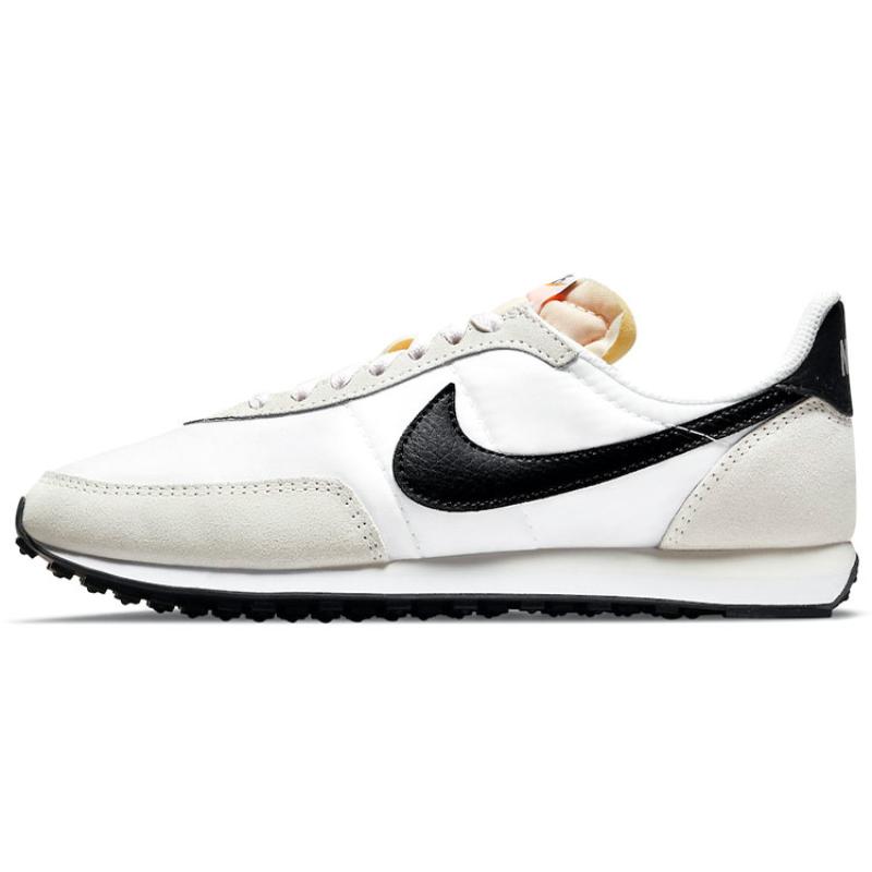 Nike Waffle Trainer 2 White Black Women's Sneakers DA8291-100