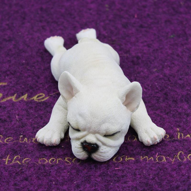 

Имитация Французский бульдог Модель Настольная фигурка Микроландшафтная декорация Beige Prone