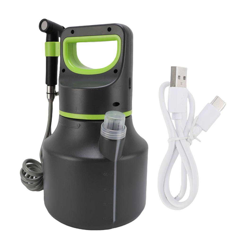 Akumulatorowy opryskiwacz ogrodowy 5L z uchwytem, przenośny i zasilany akumulatorem, do pielęgnacji trawników przydomowych